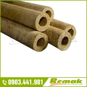 Bông khoáng dạng ống chất lượng cao Remak rockwool