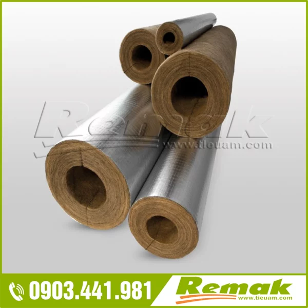 Bông khoáng dạng ống chất lượng cao Remak rockwool