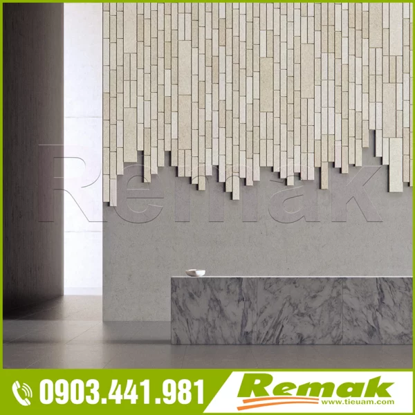 Len gỗ tiêu âm WoodWool Tiles- gạch tiêu âm trang trí