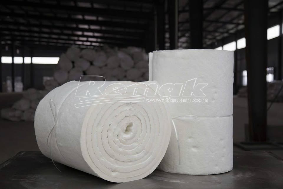 Bông gốm Remak cuộn trắng đẹp