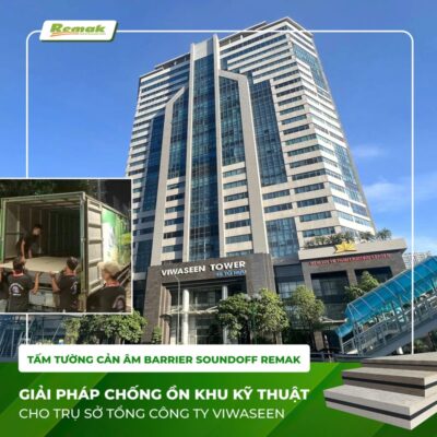 Tấm tường cản âm Remak vật liệu cách âm số 1 được các công trình lớn tin dùng