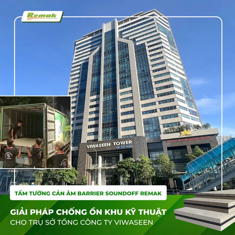 Tấm tường cản âm Remak vật liệu cách âm số 1 được các công trình lớn tin dùng