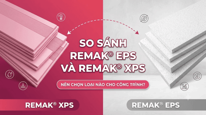 So sánh Remak® EPS với Remak® XPS: nên chọn loại nào cho công trình?